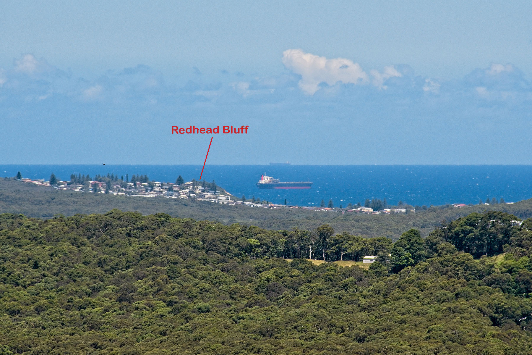 Read more about the article View to Redhead and the Ocean